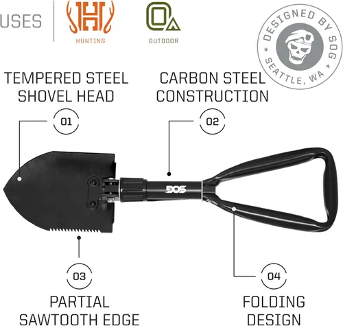 Miniatura 4 de SOG Tomahawk táctico - Hacha de lanzamiento, hacha táctica de supervivencia versátil y herramienta de rotura de emergencia y herramienta