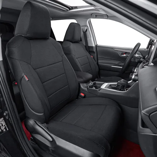 coverdream Fundas de asiento de poliéster para Toyota Corolla Cross con ajuste personalizado para 2023-2026 Toyota Corolla Cross Hybrid S, SE, XSE,