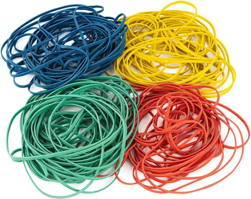 Miniatura 2 de Bilinny Bandas de goma grandes resistentes, 1/2 libra, 7 x 1/8 pulgadas, fabricadas en Estados Unidos, bandas de goma para el hogar y la oficina, 4