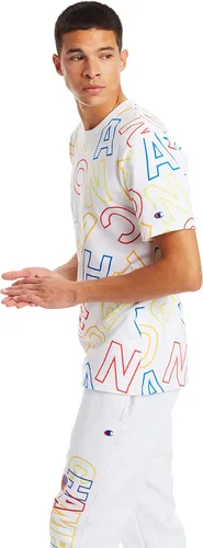 Miniatura 2 de Champion Camiseta Graphic Heritage para hombre AOP, BlancoNegro