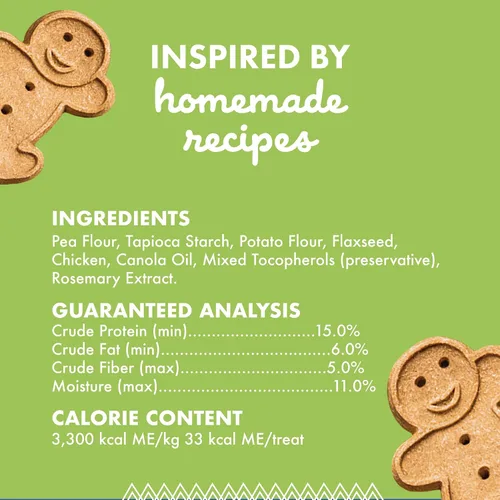 Miniatura 3 de Buddy Biscuits Caja de 14 oz. de galletas crujientes sin granos para perros hechas con pollo natural asado