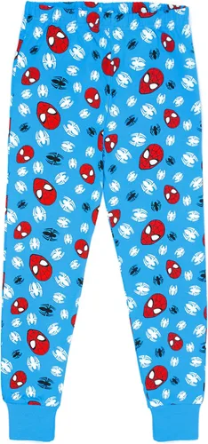 Miniatura 6 de Marvel Spider-Man Pyjamas Comic Kids Boys Blue Long PJ Nightwear