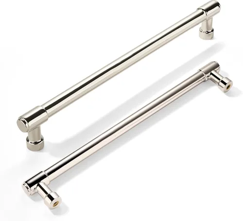 Miniatura 135 de khtumeware - Juego de 2 tiradores grandes para gabinete, diámetro 1-3/4 pulgadas, zinc resistente, para cajones, puertas y tocadores, color latón