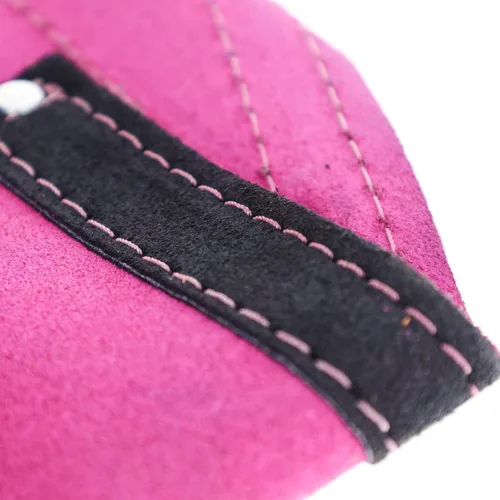 Miniatura 7 de Bolsa de herramientas de cuero de gamuza de 10 bolsillos Bolsa de herramientas de taladro de martillo Rosa