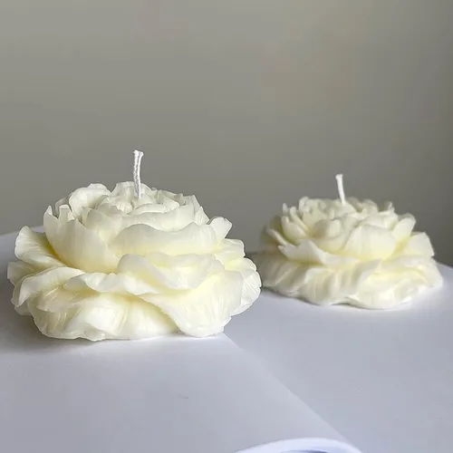 Miniatura 10 de Molde de vela en espiral de onda de silicona con forma de ángel María de ala grande, moldes de fundición de resina de silicona para velas, resina