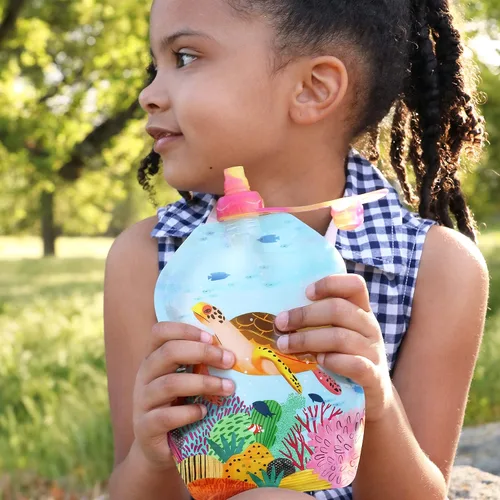 Miniatura 4 de ChooMee Bolsas reutilizables para almacenamiento de alimentos para bebés, sin BPA, a prueba de fugas, para batidos, purés y alimentos para bebés