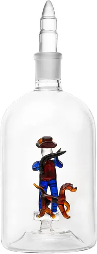 Miniatura 3 de Decantador de vino y whisky, regalos de caza para hombres, hombre con perro, decantador de 25.4 fl oz, bourbon whisky, único para él, juego