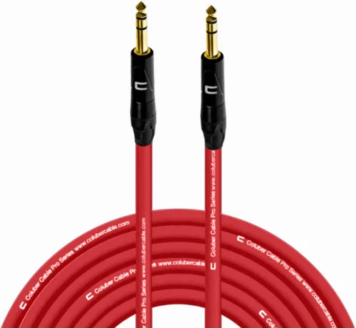 Miniatura 28 de Cable TRS de 1/4 pulgadas, 1/4 pulgadas TRS a 1/4 pulgadas (6.35mm) estéreo balanceado, de conector macho a conector macho para altavoces