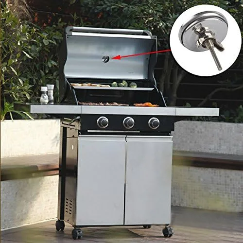 Miniatura 9 de Medidor de termómetro para barbacoa, 2 unidades, para barbacoa y ahumador, termómetro de temperatura, paquete de 2
