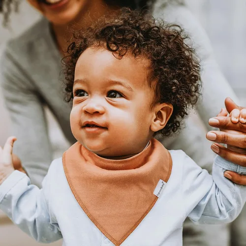 Miniatura 4 de Baberos tipo bandana para bebés para niños y niñas, baberos triangulares súper absorbentes para babear y dentición, 100% algodón suave para bebés