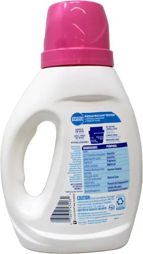 Miniatura 4 de All Detergente líquido para ropa, suave para bebé, 24 cargas, 30 onzas líquidas