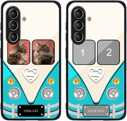 Miniatura 459 de Funda de teléfono personalizada para Samsung Galaxy S22+ / S22 Plus 5G, funda de TPU suave de vidrio templado antiarañazos personalizada con foto