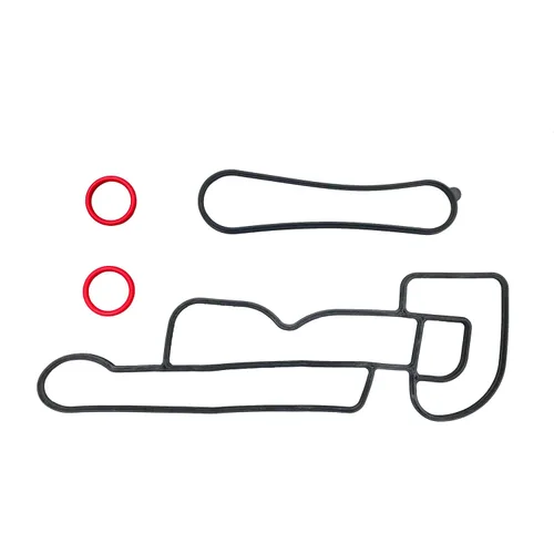 Miniatura 6 de BTS-1842124C91 - Juego de juntas para enfriador de aceite, compatible con motores Navistar DT466E/DT570E, 1 juego de repuesto para OEM 1842124C91