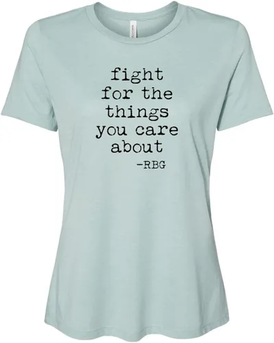 Miniatura 16 de Cute Women's Screen Printed Crew Neck Tee, Shirts With Sayings, Dusty Blue or Olive