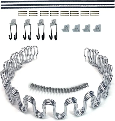 Miniatura 9 de Kaupuar Kit de repuesto de resorte de tapicería de sofá de 18 pulgadas para reparación de sofá, reclinable, piezas de silla, fijación de asiento