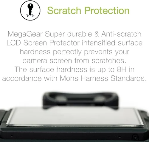Miniatura 4 de MegaGear Panasonic Lumix DC-GH5 - Protector de pantalla óptico para cámara LCD, transparente (MG1369)