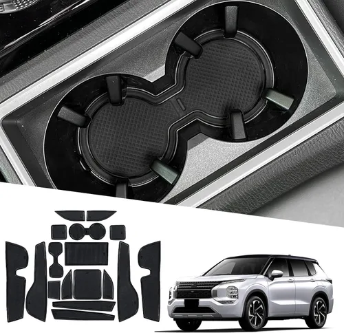 Miniatura 8 de Alfombrillas con ranura para puerta de pasaporte 2026 para Honda Passport 2026, accesorios 25 piezas/juegos de forro de consola central compatible
