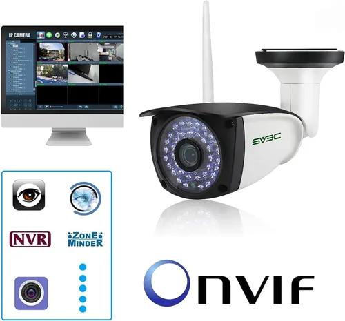 Miniatura 7 de SV3C Cámara IP WiFi de 5MP al aire libre, Cámara de seguridad WiFi de doble banda 2.4GHZ 5GHZ, Cámara Onvif Exterior Soporte RTSP navegador