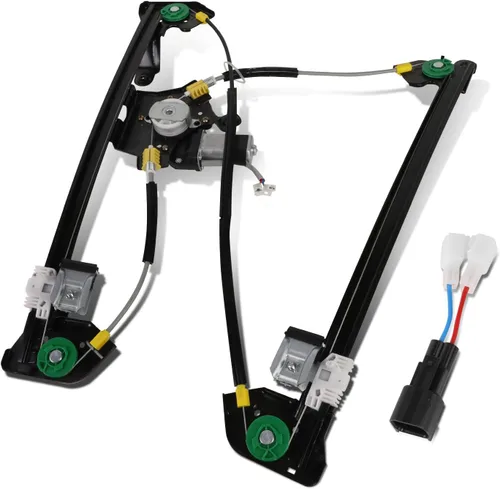 DNA MOTORING Elevalunas eléctrico delantero izquierdo con conjunto de motor compatible con 04-08 F150 / Lobo, 06-08 Mark LT, Crew Cab/Standard Cab,