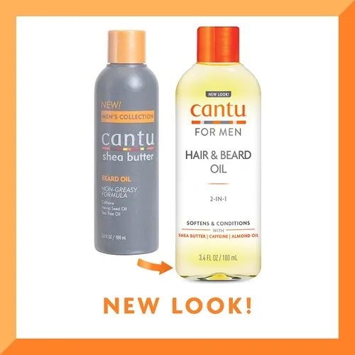 Miniatura 2 de Cantu Aceite para cabello y barba para hombres, 3.4 fl oz
