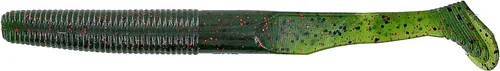Miniatura 9 de Yamamoto Senko de Natación de 5.5" - Señuelos de Pesca Tipo Gusano Suave con Cola de Paleta - Paquete de 7