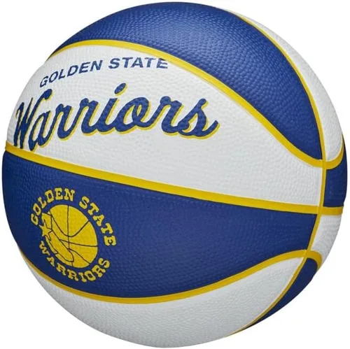 Miniatura 3 de Wilson NBA Team Retro Mini Balones de Baloncesto - Tamaño Mini - 3" Golden State Warriors