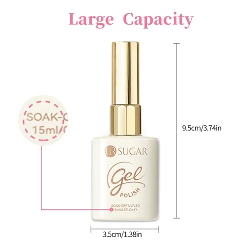 Miniatura 4 de UR SUGAR Crystal Cat - Esmalte de uñas de gel magnético para ojos, color gris, 0.5 onzas líquidas, esmalte de gel magnético iridiscente