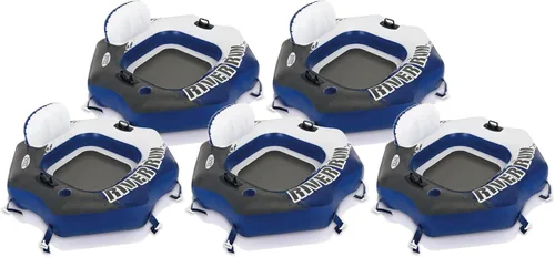 Intex 58854EP River Run Connect Lounge - Tubo de agua flotante inflable (paquete de 5)