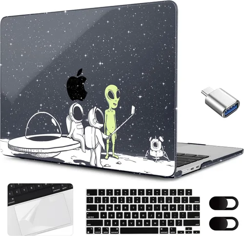 MEEgoodo Funda para MacBook Air de 15 pulgadas M4/M3/M2 2025 2024 2023, funda compatible con el modelo (A3241/A3114/A2941) para MacBook Air de 15