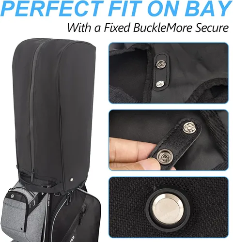 Miniatura 4 de Funda impermeable para bolsa de golf, cubierta de lluvia para bolsa de golf, cubierta de lluvia para bolsa de golf, se adapta a casi todas