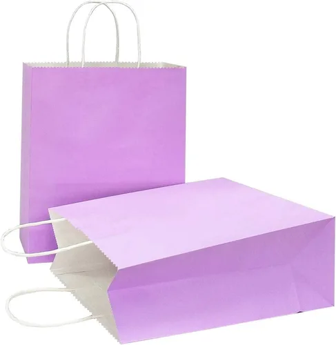Miniatura 24 de AZOWA Bolsas de regalo de papel kraft negro con asas (negro, 12 piezas, 5 x 3.1 x 8.2 pulgadas)