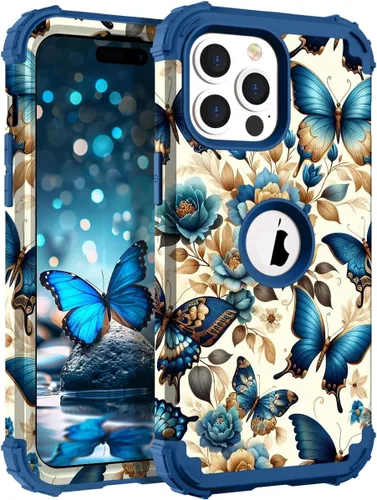 Miniatura 89 de Hocase Funda para iPhone SE 2022/2020, resistente a prueba de golpes, de plástico duro+goma de silicona, funda protectora híbrida para iPhone SE