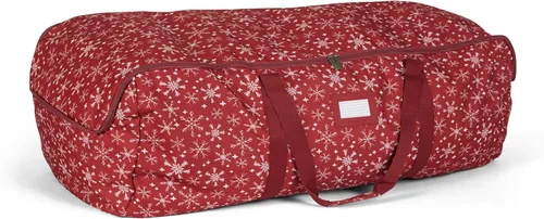 Covermates Keepsakes - Bolsa de lona para guirnaldas, poliéster duradero, asas reforzadas, para guirnaldas de hasta 25 pies dependiendo del grosor -