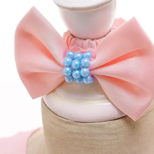 Miniatura 7 de NNJXD Vestido de princesa para bebé, con flores, para cumpleaños, bodas, fiestas
