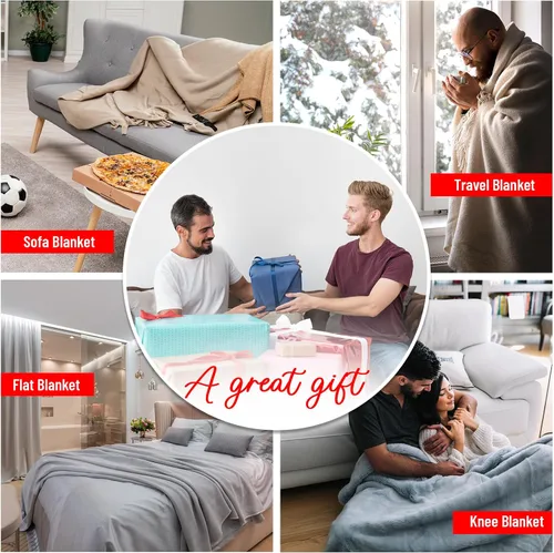 Miniatura 37 de Manta personalizada con foto/texto, manta con imagen personalizada, regalos de amor, regalos personalizados para parejas para novio, novia, esposa