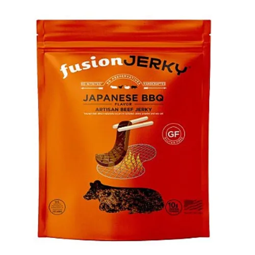 Miniatura 15 de Fusion Jerky - Carne seca artesanal, barbacoa japonesa, 2.5 onzas, todo natural, 0.35 onzas de proteína, carne de origen estadounidense de primera