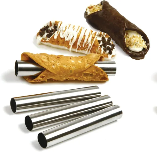 Miniatura 2 de Norpro, Juego de 4 formas de cannoli de acero inoxidable, 5.75 pulgadas