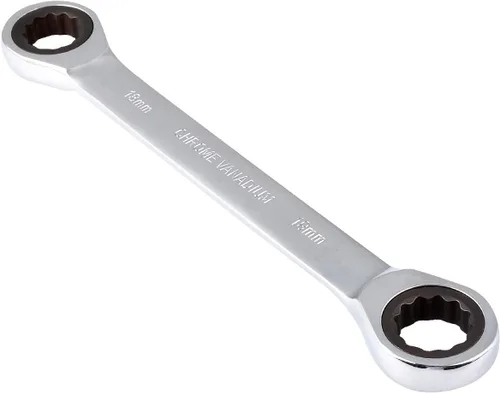 Miniatura 14 de KATUR 1 llave métrica de doble caja, llave de extremo de caja de doble anillo de cromo vanadio, herramientas manuales de reparación de automóviles