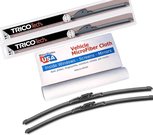 Miniatura 25 de Juego de limpiaparabrisas para Lexus ES300 1992 Trico Tech Beam Blades Juego de limpiaparabrisas con microfibra interior de coche