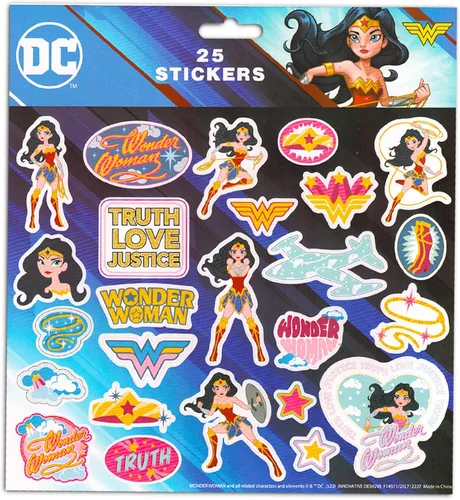 Miniatura 2 de Mochila Wonder Woman - Mini mochila de 11 pulgadas de Wonder Woman, pegatinas de la Mujer Maravilla Mochila Wonder Woman para mujeres
