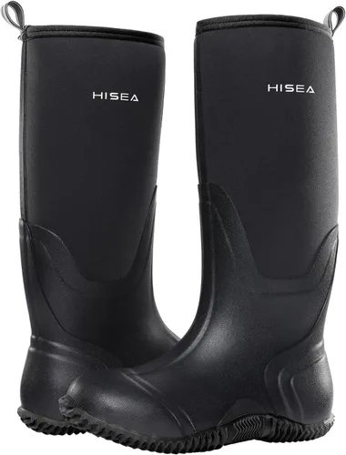 Miniatura 5 de Hisea - Botas de caza impermeables con aislamiento de media pantorrilla para mujer