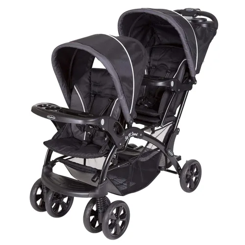 Baby Trend Sit N' Stand - Cochecito doble, ónix Ónice
