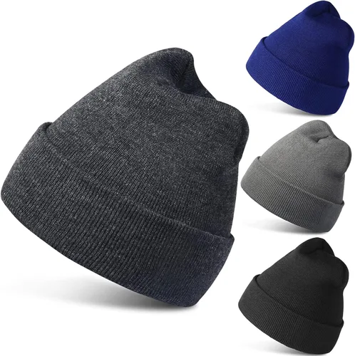 Miniatura 8 de Gorro de punto cálido para hombre y mujer, para invierno, otoño, verano, primavera