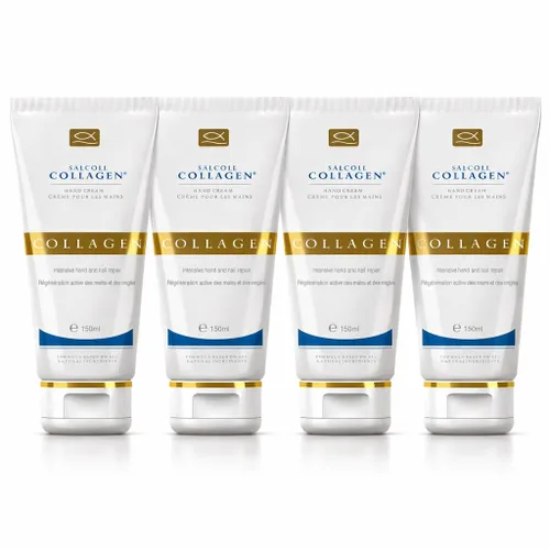 Miniatura 11 de Crema SALCOLL para manos con colágeno, crema para manos anti-edad hipoalergénico con colágeno natural potente, ayuda a la hidratación de la piel