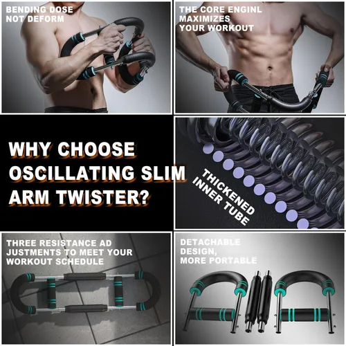 Miniatura 5 de Ultimate Twister Arm Trainer, Adjustable Chest Workout Equipment, Arm Trainer for Men, Chest Trainer for Men, Shoulder Muscle Training, Portable