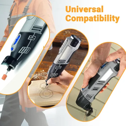 Miniatura 7 de Shentec Batería de repuesto de iones de litio de 3000 mAh de 12 V compatible con herramientas inalámbricas Dremel B812-03 B812-02 8200 8220 8300