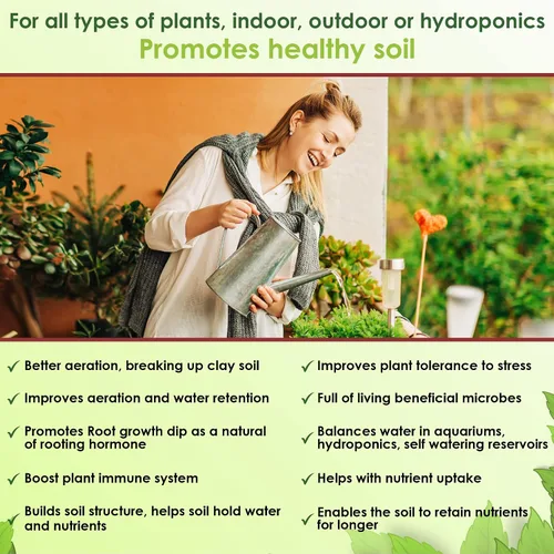 Miniatura 3 de VermisTerra Vitality - Alimento para plantas de interior y plantas de interior, fertilizante equilibrado de la madre tierra, orgánico, esquejes