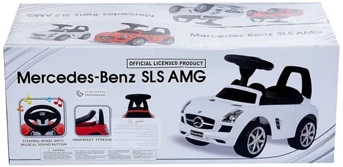 Miniatura 5 de Mejores coches de paseo Mercedes Benz, coche para empujar, blanco