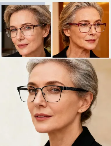 Miniatura 2 de HEEYYOK Paquete de 3 lentes de lectura para hombres y mujeres, con bloqueo de luz azul, lectores de metal, anteojos ligeros, antideslumbramiento