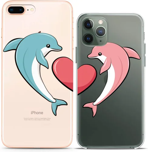 Miniatura 13 de Fundas a juego para parejas compatibles con iPhone 15 14 13 12 11 Pro Max Mini Xs 6s 8 Plus 7 Xr 10 SE 5 King Queen Spades Hes rojo negro encantador